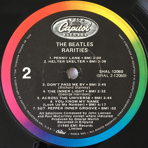 The Beatles : Rarities (LP, Comp, Mono, 1st)