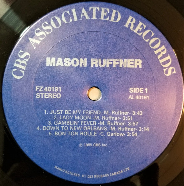 Mason Ruffner : Mason Ruffner (LP, Album)