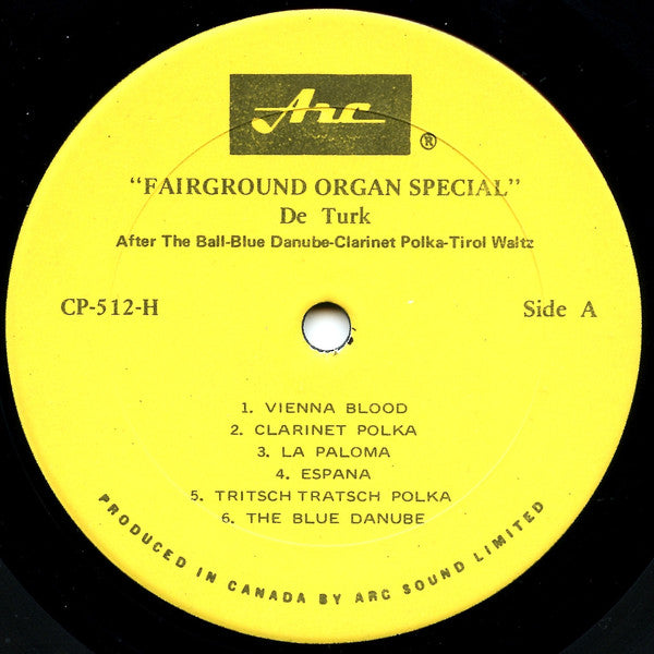 Draaiorgel De Turk : Fairground Organ Special (LP)