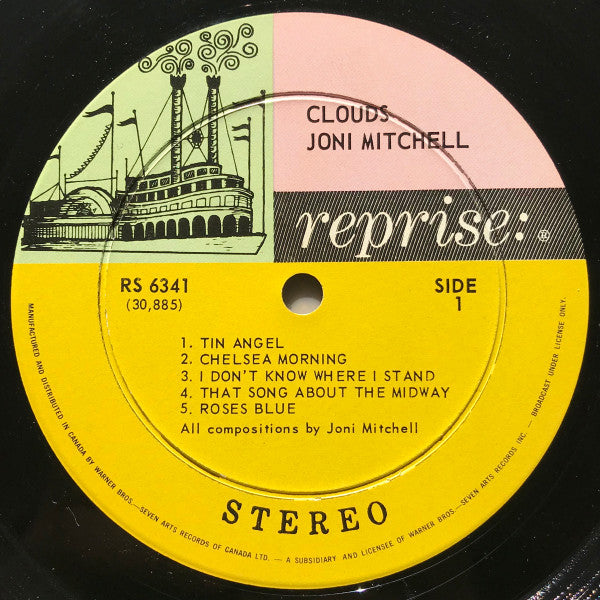 Joni Mitchell : Clouds (LP, Album, M/Print, Tri)