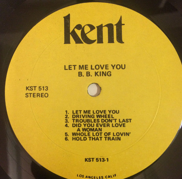 B.B. King : Let Me Love You (LP, RE)