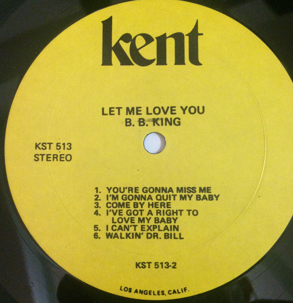 B.B. King : Let Me Love You (LP, RE)