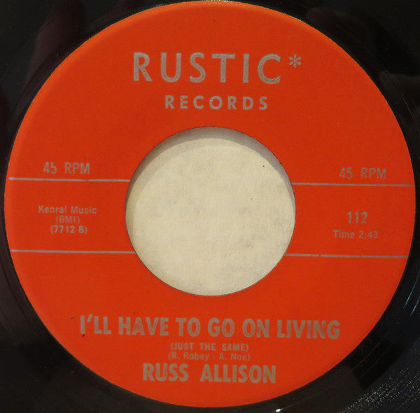 Russ Allison (2) : Play Me A Happy Song (Mr. D.J.) (7")