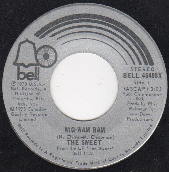 The Sweet : Wig-Wam Bam (7", Single)
