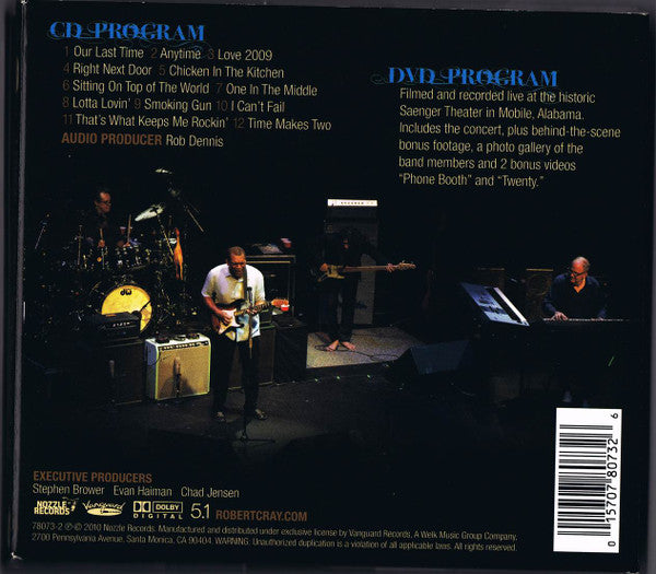 The Robert Cray Band : Cookin' In Mobile (CD, Album + DVD-V)