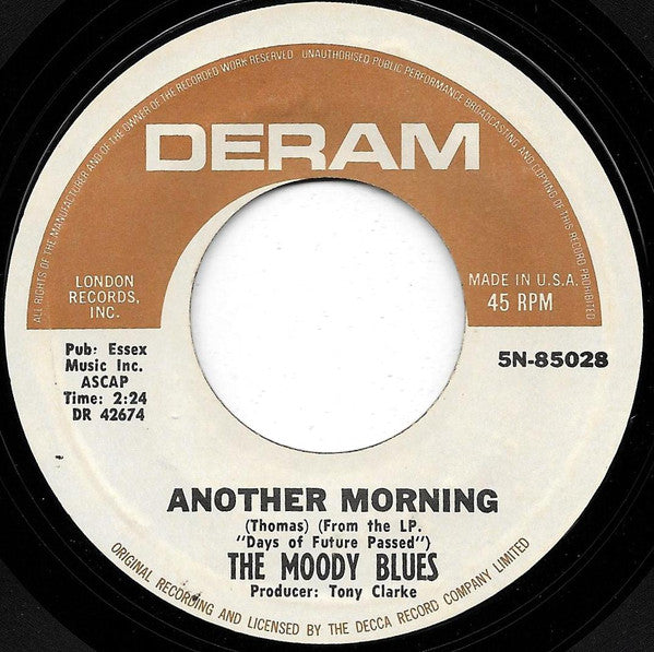 The Moody Blues : Tuesday Afternoon (Forever Afternoon) (7", Single, Styrene, T -)