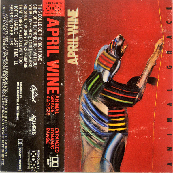 April Wine : Animal Grace (Cass, Album)