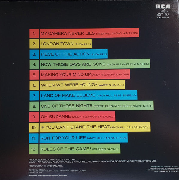 Bucks Fizz : Greatest Hits (LP, Comp)