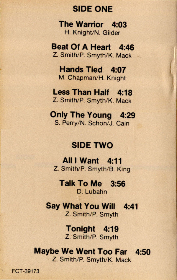 Scandal (4) Featuring Patty Smyth : Warrior (Cass, Album, CrO)