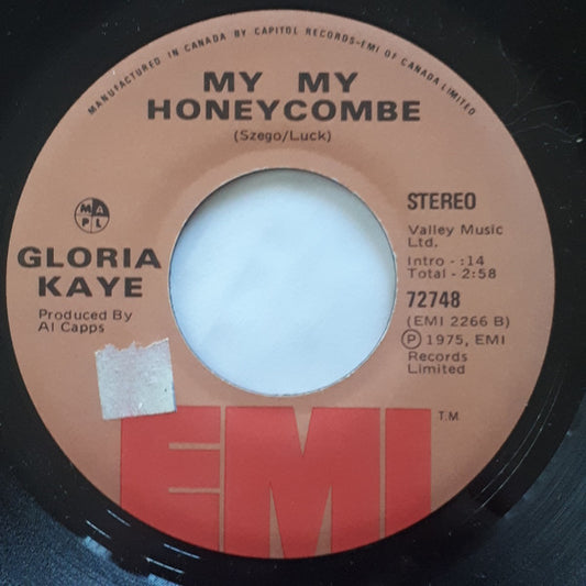 Gloria Kaye : My My Honeycomb (7", Single)