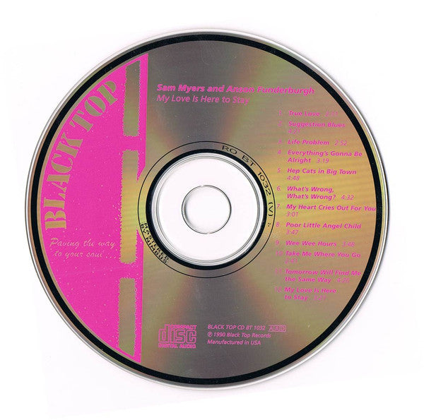 Sam Myers & Anson Funderburgh : My Love Is Here To Stay (CD, Album)