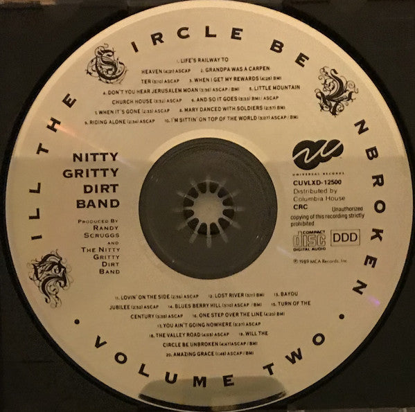 Nitty Gritty Dirt Band : Will The Circle Be Unbroken (Volume Two) (CD, Album, Club)