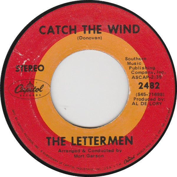 The Lettermen : Hurt So Bad (7", Single, Scr)
