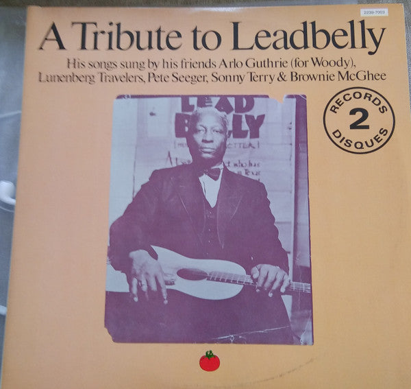 Pete Seeger, Arlo Guthrie, Sonny Terry & Brownie McGhee, Lunenberg Travelers : A Tribute To Leadbelly (2xLP, Album)
