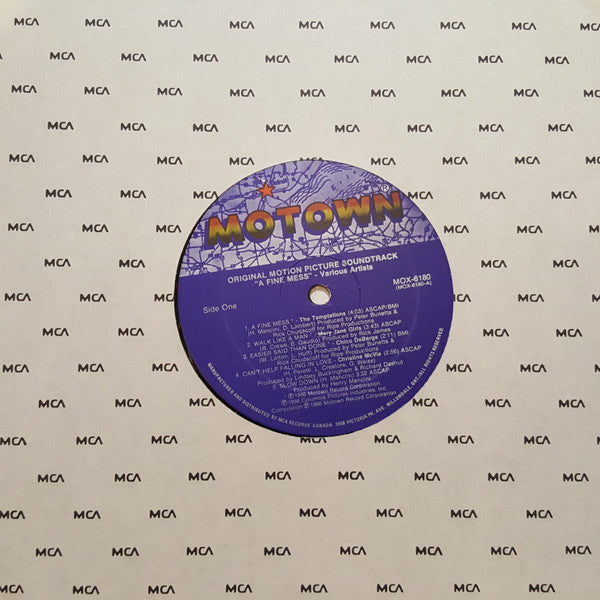 Various : Original Motion Picture Soundtrack "A Fine Mess" (LP, Comp)