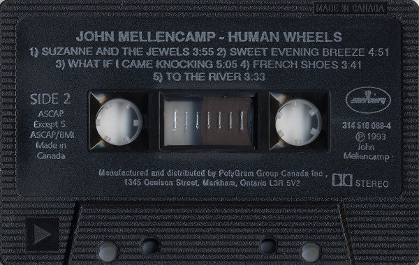 John Cougar Mellencamp : Human Wheels (Cass, Album, Dol)
