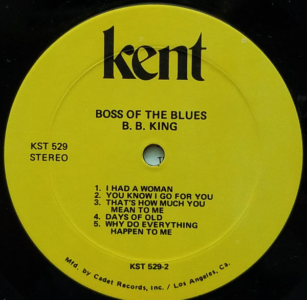 B.B. King : Boss Of The Blues (LP, Comp, RE)