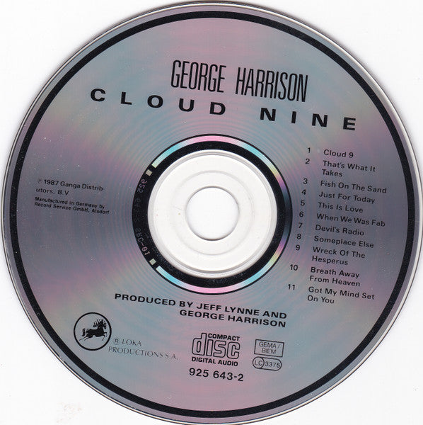 George Harrison : Cloud Nine (CD, Album)