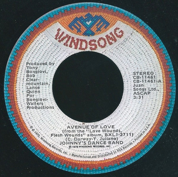 Johnny's Dance Band : Avenue Of Love / Be My Friend (7")