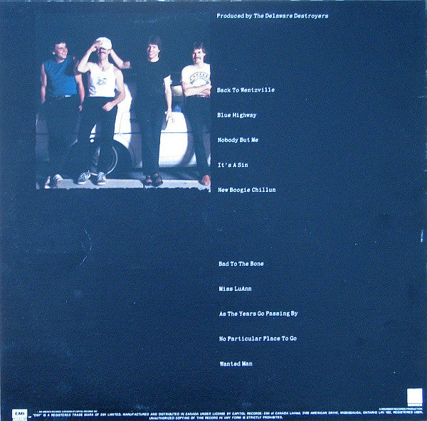 George Thorogood & The Destroyers : Bad To The Bone (LP, Album, Cap)