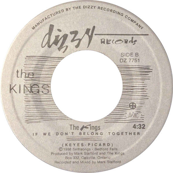 The Kings : Shoulda Been Me (7", Single)