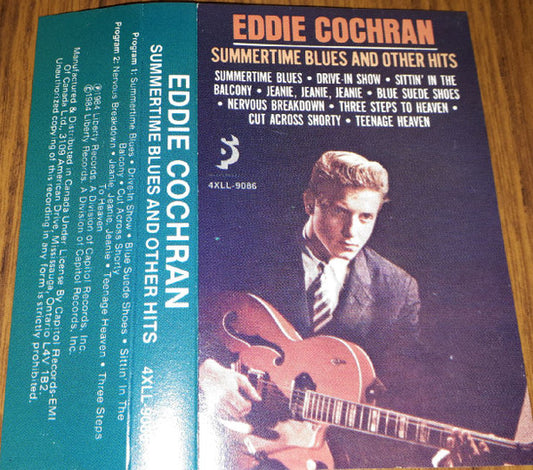 Eddie Cochran : Summertime Blues And Other Hits (Cass, Comp)