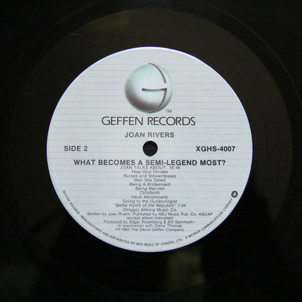 Joan Rivers : What Becomes A Semi-Legend Most? (LP, Album, Alt)