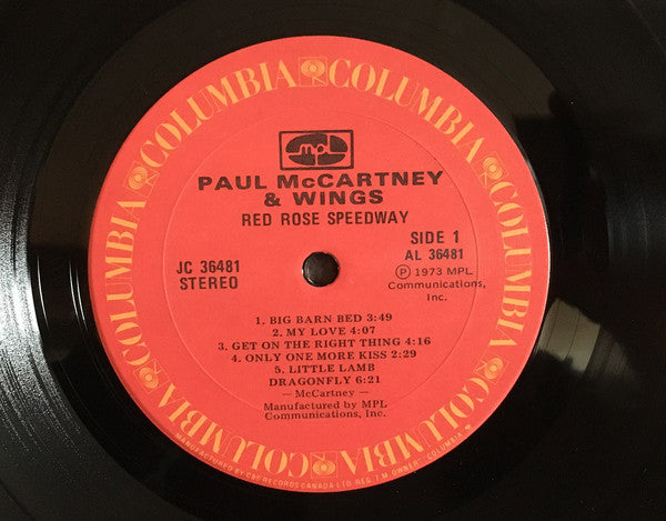 Paul McCartney & Wings* : Red Rose Speedway (LP, Album, RE, Gat)