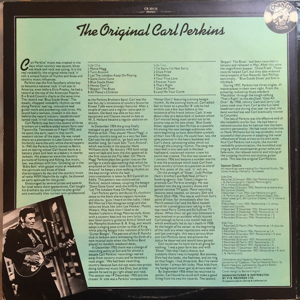 Carl Perkins : The Original Carl Perkins (LP, Comp)