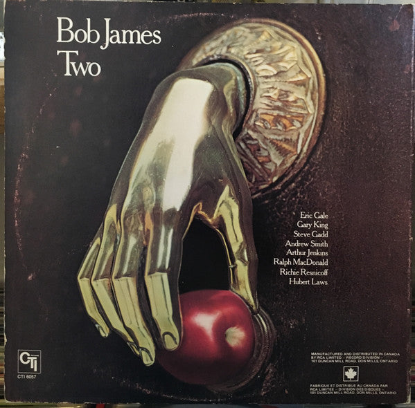 Bob James : Two (LP, Album, Gat)