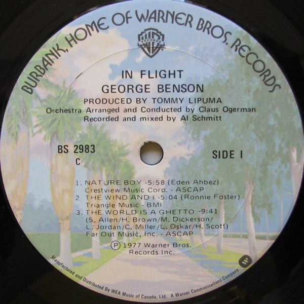 George Benson : In Flight (LP, Album, Gat)
