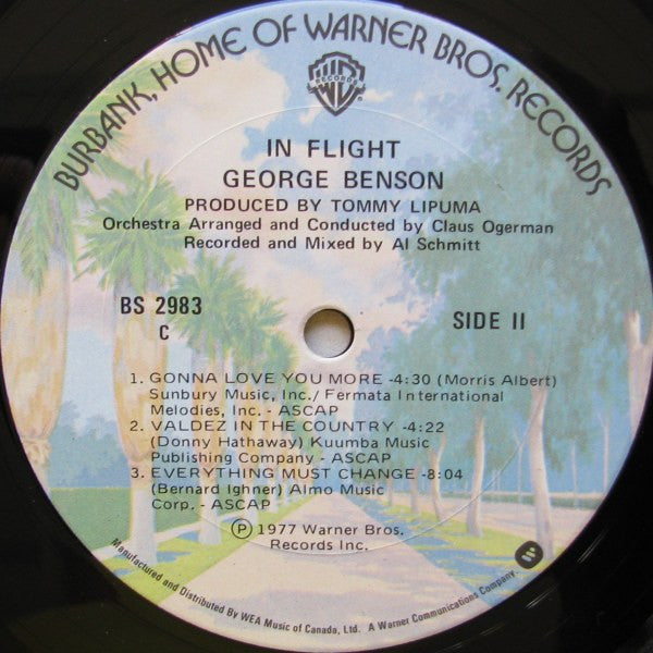 George Benson : In Flight (LP, Album, Gat)