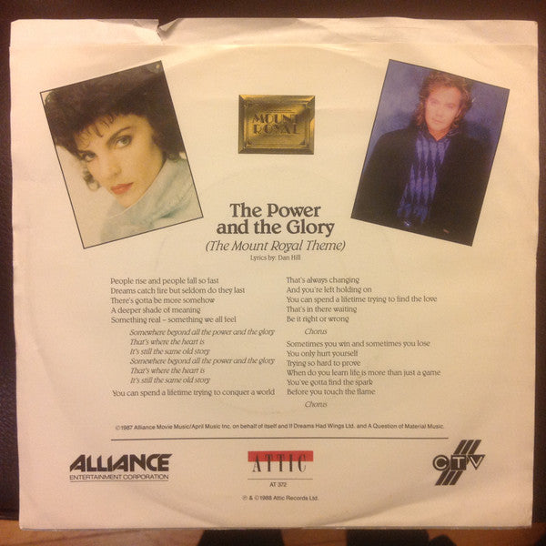 Alfie Zappacosta* And Sherry Kean : The Power And The Glory (7", Single)