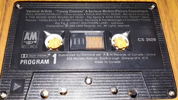 Various : Young Einstein (A Serious Motion Picture Soundtrack) (Cass, Album)