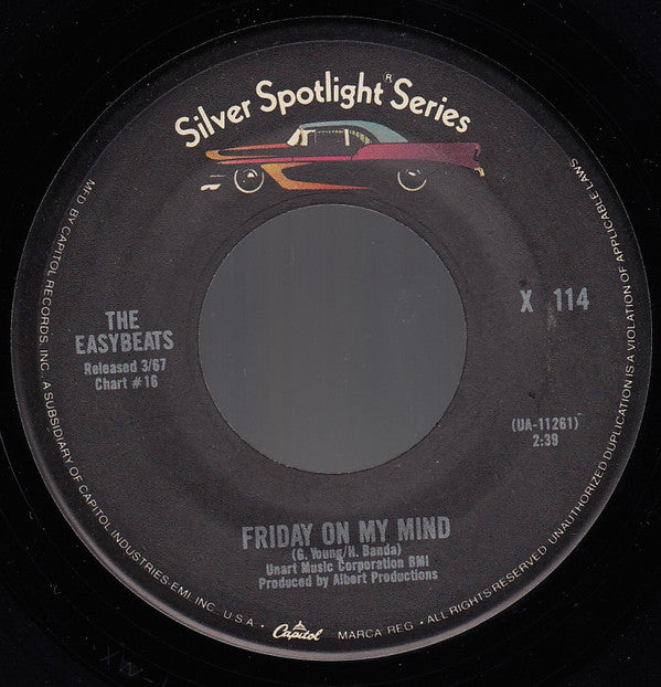 The Easybeats : Friday On My Mind / Gonna Have A Good Time (7", RE)
