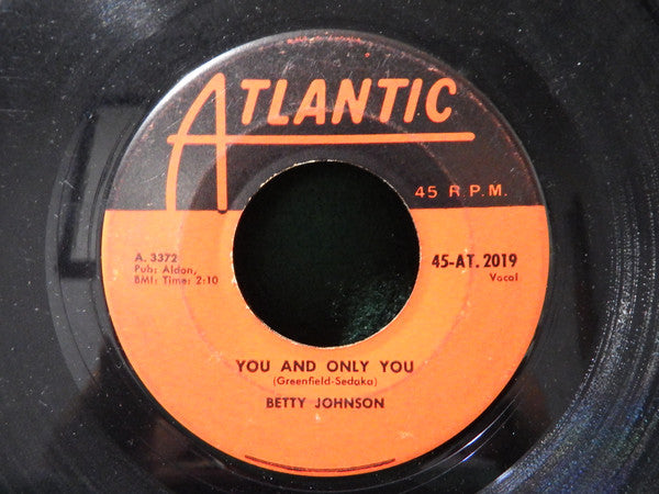 Betty Johnson : Does Your Heart Beat For Me? / You And Only You (7", Single)