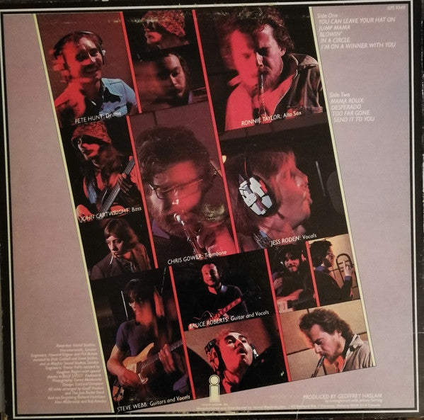 The Jess Roden Band : Keep Your Hat On (LP, Album)