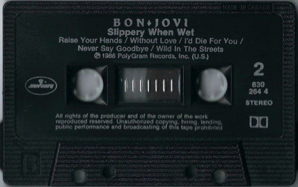 Bon Jovi : Slippery When Wet (Cass, Album)