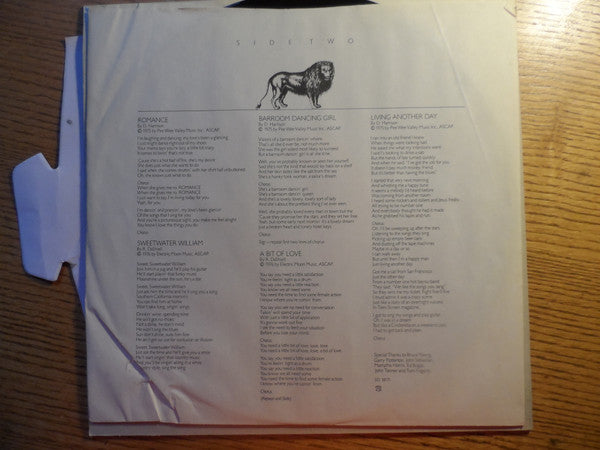 The Don Harrison Band : Don Harrison Band (LP, Album)