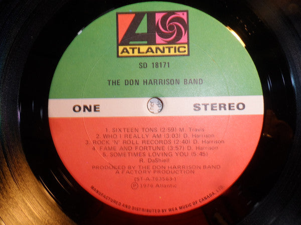 The Don Harrison Band : Don Harrison Band (LP, Album)