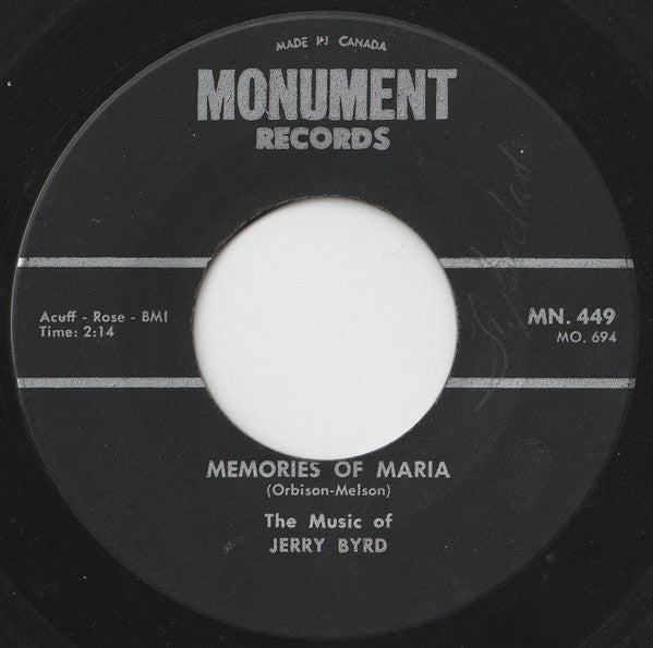 Jerry Byrd : Invitation (To Love) (7", Single)