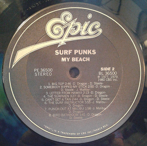Surf Punks : My Beach (LP, Album, RE, Pit)