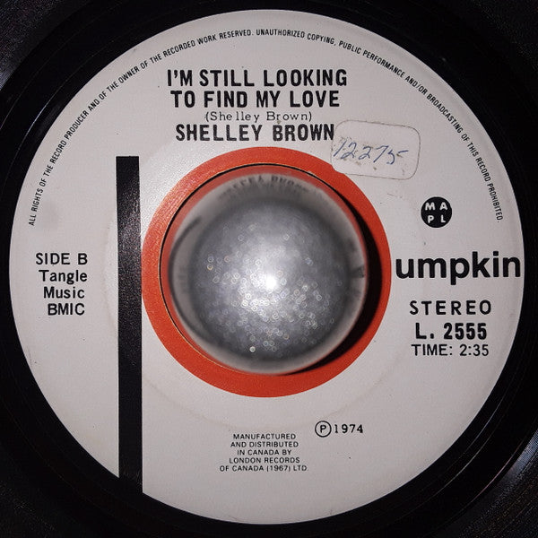 Shelley Brown (3) : Laugh And Cry (7", Single)