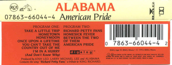 Alabama : American Pride (Cass, Album)