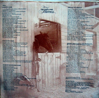 The Guess Who : Flavours (LP, Album, Hol)