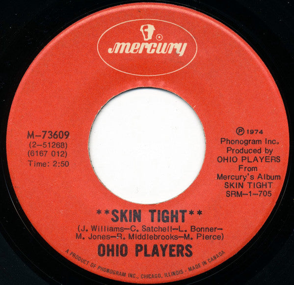 Ohio Players : Skin Tight / Heaven Must Be Like This (7", Single)