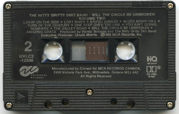 Nitty Gritty Dirt Band : Will The Circle Be Unbroken (Volume Two) (Cass, Album, Dol)