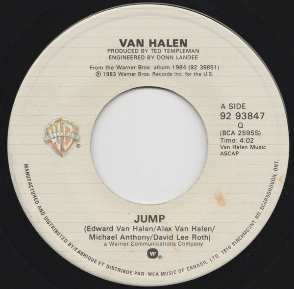 Van Halen : Jump (7", Single)