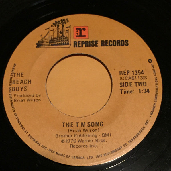 The Beach Boys : Rock And Roll Music (7", Single)