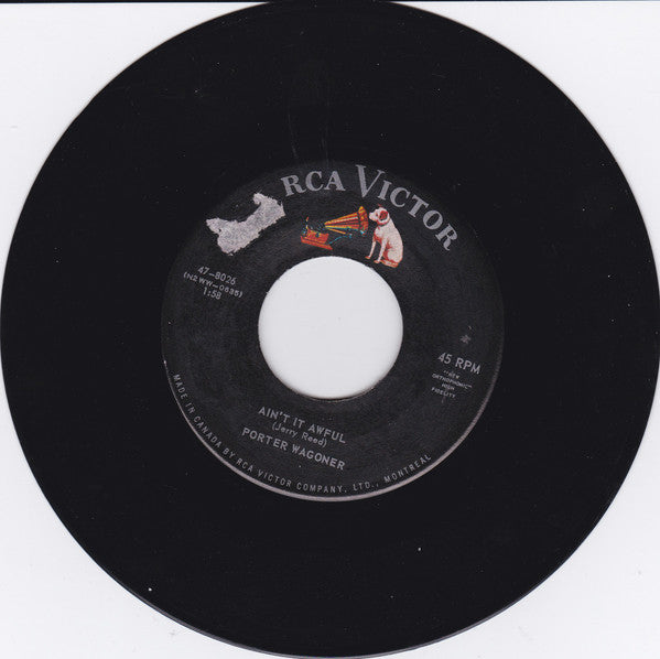 Porter Wagoner : Cold Dark Waters / Ain`t It Awful (7", Single)